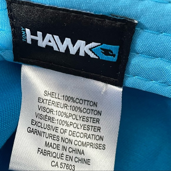 BNWT Tony Hawk Adjustable Fit Hat with Leather Decal Patch - Picture 7 of 7